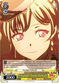 "Daylight" Nanami Hiromachi (Parallel Foil) - Morfonica x RAISE A SUILEN - Weiss Schwarz card