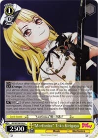 "Morfonica" Toko Kirigaya (Parallel Foil) - Morfonica x RAISE A SUILEN - Weiss Schwarz card