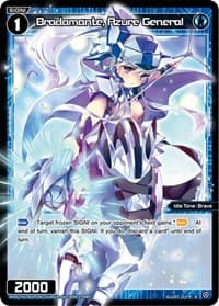 Bradamante, Azure General (Parallel Foil) - Glowing Diva - WIXOSS card
