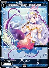Regalecus, Phantom Aquatic Beast (Parallel Foil) - Glowing Diva - WIXOSS card