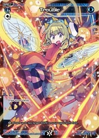 Trouble (Parallel Foil) - Glowing Diva - WIXOSS card