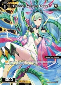 Alphard, Natural Planet (Parallel Foil) - Glowing Diva - WIXOSS card
