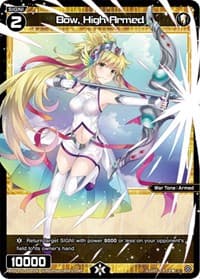 Bow, High Armed (Parallel Foil) - Glowing Diva - WIXOSS card