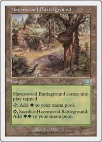 Havenwood Battleground - Classic Sixth Edition - Magic: The Gathering card