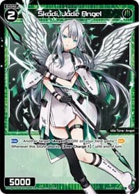 Skadi, Jade Angel (Parallel Foil) - Glowing Diva - WIXOSS card