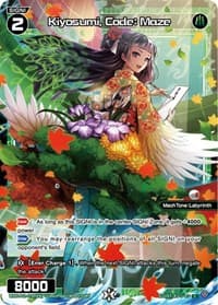 Kiyosumi, Code: Maze (Parallel Foil) - Glowing Diva - WIXOSS card