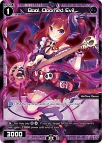 Baal, Doomed Evil (Parallel Foil) - Glowing Diva - WIXOSS card