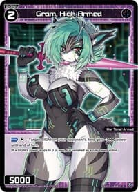 Gram, High Armed (Parallel Foil) - Glowing Diva - WIXOSS card