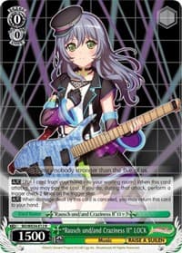 "Rausch und/and Craziness II" LOCK - Morfonica x RAISE A SUILEN - Weiss Schwarz card