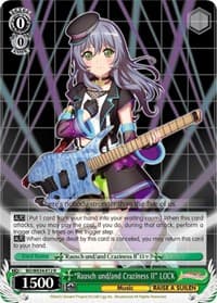 "Rausch und/and Craziness II" LOCK (Parallel Foil) - Morfonica x RAISE A SUILEN - Weiss Schwarz card