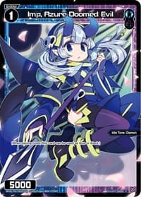 Imp, Azure Doomed Evil (Parallel Foil) - Glowing Diva - WIXOSS card