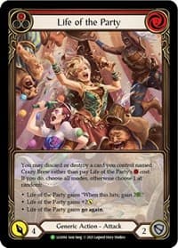 Life of the Party (Red) - LGS084 - Flesh and Blood: Promo Cards - Flesh and Blood TCG card