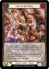 Life of the Party (Yellow) - LGS085 - Flesh and Blood: Promo Cards - Flesh and Blood TCG card