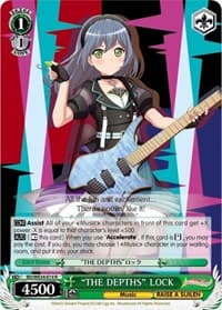 "THE DEPTHS" LOCK (Parallel Foil) - Morfonica x RAISE A SUILEN - Weiss Schwarz card