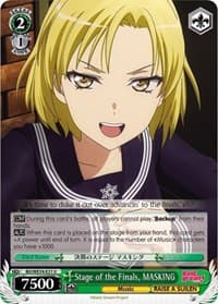 Stage of the Finals, MASKING (Parallel Foil) - Morfonica x RAISE A SUILEN - Weiss Schwarz card