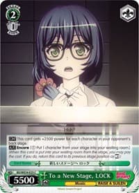 To a New Stage, LOCK - Morfonica x RAISE A SUILEN - Weiss Schwarz card