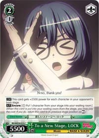 To a New Stage, LOCK (Parallel Foil) - Morfonica x RAISE A SUILEN - Weiss Schwarz card