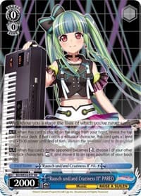 "Rausch und/and Craziness II" PAREO - Morfonica x RAISE A SUILEN - Weiss Schwarz card