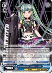 "Rausch und/and Craziness II" PAREO (Parallel Foil) - Morfonica x RAISE A SUILEN - Weiss Schwarz card