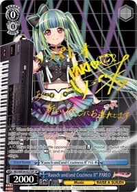 "Rausch und/and Craziness II" PAREO (SP) - Morfonica x RAISE A SUILEN - Weiss Schwarz card