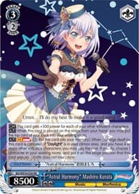 "Astral Harmony" Mashiro Kurata (Parallel Foil) - Morfonica x RAISE A SUILEN - Weiss Schwarz card