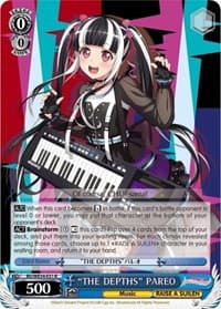 "THE DEPTHS" PAREO (Parallel Foil) - Morfonica x RAISE A SUILEN - Weiss Schwarz card