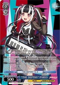 "THE DEPTHS" PAREO (OFR) - Morfonica x RAISE A SUILEN - Weiss Schwarz card