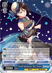 "Astral Harmony" Rui Yashio (Parallel Foil) - Morfonica x RAISE A SUILEN - Weiss Schwarz card