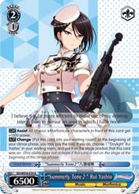 "Summerly Tone" Rui Yashio (Parallel Foil) - Morfonica x RAISE A SUILEN - Weiss Schwarz card