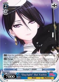 "Daylight" Rui Yashio - Morfonica x RAISE A SUILEN - Weiss Schwarz card