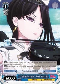 "Morfonica" Rui Yashio (Parallel Foil) - Morfonica x RAISE A SUILEN - Weiss Schwarz card