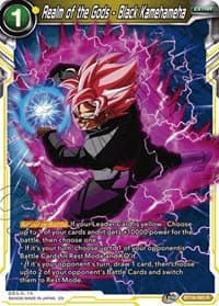 Realm of the Gods - Black Kamehameha - Realm of the Gods - Dragon Ball Super: Masters card