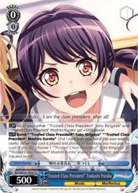 "Trusted Class President" Tsukushi Futaba - Morfonica x RAISE A SUILEN - Weiss Schwarz card
