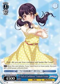 "Full of Confidence" Tsukushi Futaba - Morfonica x RAISE A SUILEN - Weiss Schwarz card