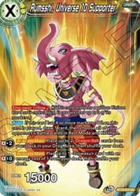 Rumsshi, Universe 10 Supporter - Realm of the Gods - Dragon Ball Super: Masters card
