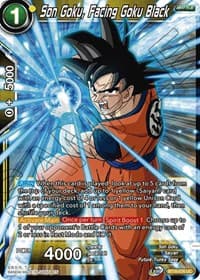 Son Goku, Facing Goku Black - Realm of the Gods - Dragon Ball Super: Masters card