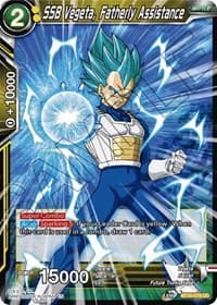 SSB Vegeta, Fatherly Assistance - Realm of the Gods - Dragon Ball Super: Masters card