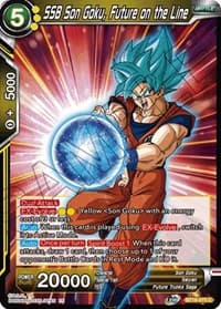 SSB Son Goku, Future on the Line - Realm of the Gods - Dragon Ball Super: Masters card