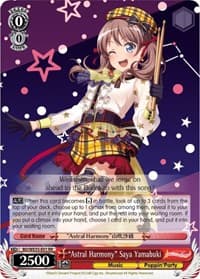 "Astral Harmony" Saya Yamabuki - Poppin’Party x Roselia - Weiss Schwarz card