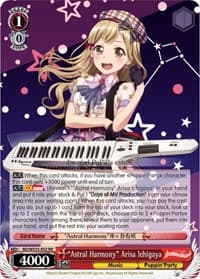 "Astral Harmony" Arisa Ichigaya - Poppin’Party x Roselia - Weiss Schwarz card