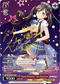 "Astral Harmony" Tae Hanazono (SP) - Poppin’Party x Roselia - Weiss Schwarz card