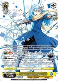 Successor, Rimuru (SEC) (Silver Signature) - That Time I Got Reincarnated as a Slime - Weiss Schwarz card