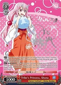 Tribe's Princess, Shuna (SP) (Silver Signature) - That Time I Got Reincarnated as a Slime - Weiss Schwarz card