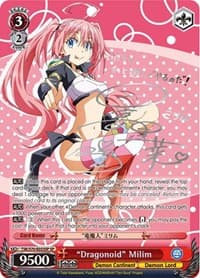 "Dragonoid" Milim (SP) (Silver Signature) - That Time I Got Reincarnated as a Slime - Weiss Schwarz card