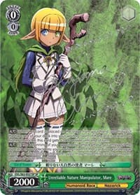 Unreliable Nature Manipulator, Mare (SP) (Silver Signature) - Nazarick: Tomb of the Undead - Weiss Schwarz card