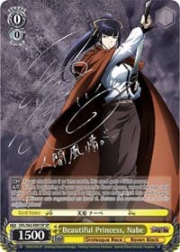 Beautiful Princess, Nabe (SP) (Silver Signature) - Nazarick: Tomb of the Undead - Weiss Schwarz card