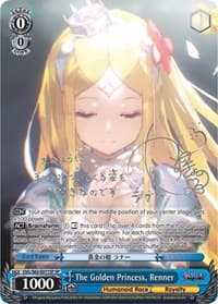The Golden Princess, Renner (SP) (Silver Signature) - Nazarick: Tomb of the Undead - Weiss Schwarz card