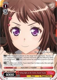 Setting Sights on the Contest, Kasumi Toyama - Poppin’Party x Roselia - Weiss Schwarz card