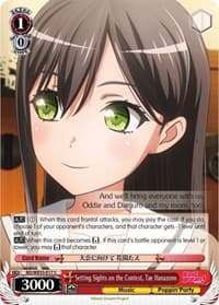 Setting Sights on the Contest, Tae Hanazono - Poppin’Party x Roselia - Weiss Schwarz card