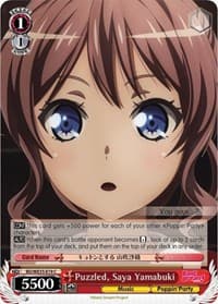 Puzzled, Saya Yamabuki (Parallel Foil) - Poppin’Party x Roselia - Weiss Schwarz card